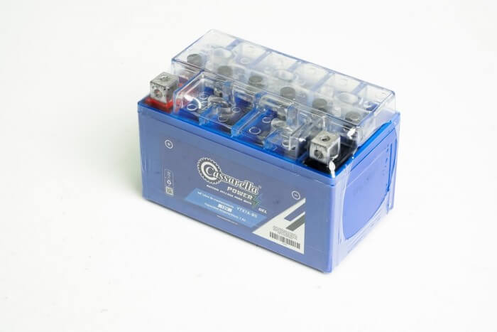 BATERIA CASSARELLA GEL YTX7A-BS KYMCO: AGILITY 125/150/ALLNEW/GO, FLY 125/150, LIKE 125,ROCKET 125, TWIST, URBAN S.BENELLI: TNT 150l.AKT: DYNAMIC 125, DYNAMIC PRO.VICTORY: FURAX 150, VICTORY-FUR(405)