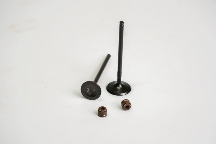 VALVULAS KIT ADMISION Y ESCAPE CON SELLOS CASSARELLA + DOMINAR250(372-JAP)