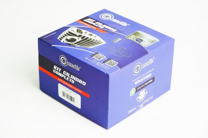 KIT CILINDRO COMPLETO CON PISTON CASSARELLA FZN250 74MM (490C)