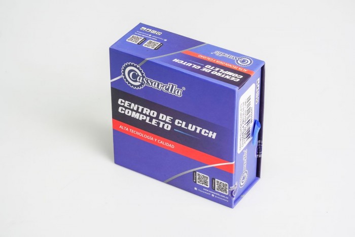 CENTRO CLUTCH COMPLETO CASSARELLA YBR125 SS DX/XTZ125 MV -5 DISCOS (166)
