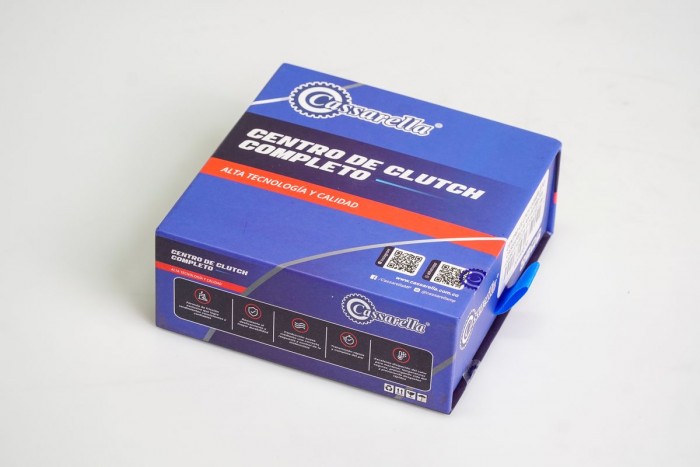 CENTRO CLUTCH COMPLETO CASSARELLA AKT180/200-3W/CG260 5 HUECOS -6 DISCOS (166)