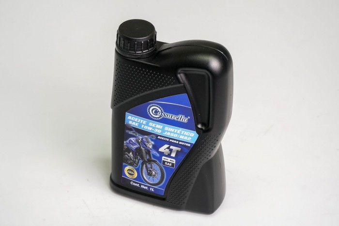 ACEITE CASSARELLA 10W30 SEMI 4T JASO MA2 CAJA X 12 LITROS(001)