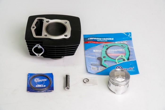 KIT CILINDRO COMPLETO CON PISTON CASSARELLA AK180TTR 63MM (490C)