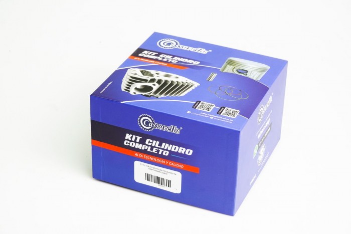 KIT CILINDRO COMPLETO CON PISTON CASSARELLA AK200TTR 63MM (490C)