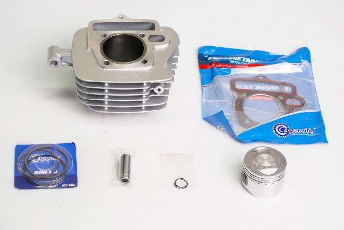 KIT CILINDRO COMPLETO CON PISTON CASSARELLA AK2T125 FLEX EIII 54MM (490C)