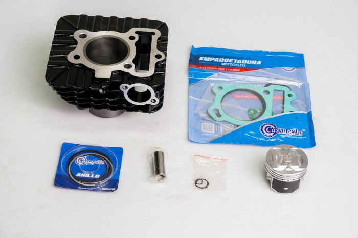 KIT CILINDRO COMPLETO CON PISTON CASSARELLA DISCOVER125ST-R BS 54MM (490C)