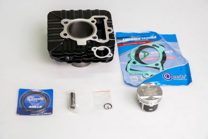 KIT CILINDRO COMPLETO CON PISTON CASSARELLA PULSAR NS 160TD 58MM (490C)