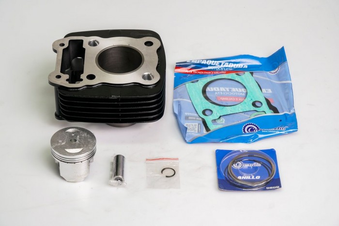 KIT CILINDRO COMPLETO CON PISTON CASSARELLA DISCOVER135 SPORT 55MM (490C)