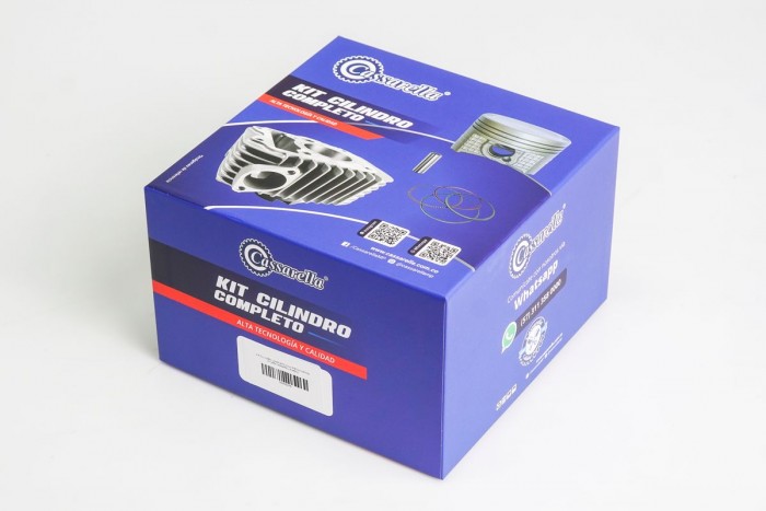 KIT CILINDRO COMPLETO CON PISTON CASSARELLA XR150L 57.3MM (490C)