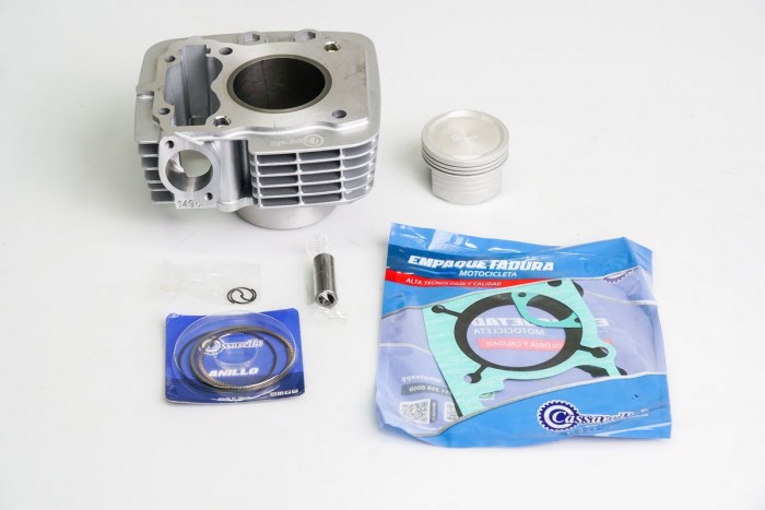 KIT CILINDRO COMPLETO CON PISTON CASSARELLA XR150L 57.3MM (490C)