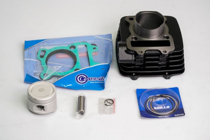 KIT CILINDRO COMPLETO CON PISTON CASSARELLA TVS SPORT 51MM (490C)