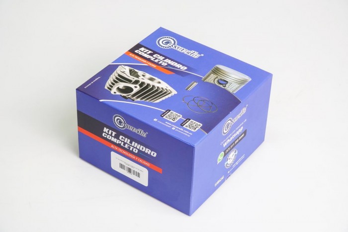 KIT CILINDRO COMPLETO CON PISTON CASSARELLA KLX150J 58MM (490C)