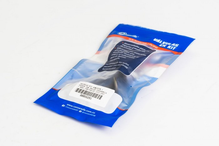 VALVULAS KIT ADMISION Y ESCAPE CON SELLOS CASSARELLA + HERO IGNITOR125 (372-JAP)