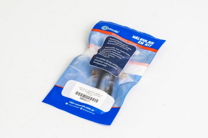 VALVULAS KIT ADMISION Y ESCAPE CON SELLOS CASSARELLA + AK125 FLEX (372-JAP)