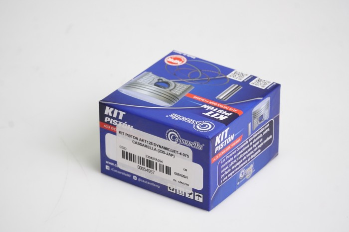 KIT PISTON CASSARELLA AKT125 DYNAMIC/JET-4 075 (235-JAP)
