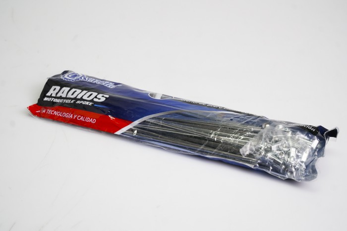 RADIO CALIBRE 8X172 CASSARELLA TRAS/DEL AX100/TRAS.BOXER K-TEC/ECO100/TT125/XL125/185 JUEGO (261)