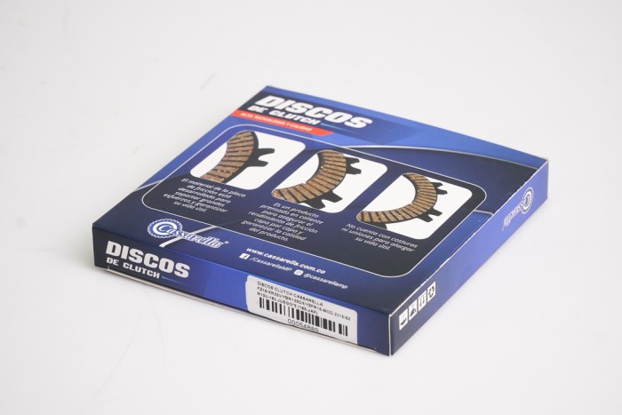 DISCOS CLUTCH CASSARELLA FZ16/XR250/YBR125DX/YZFR15-MOD.2015/SZR150-160 JUEGO*5 (165-JAP)
