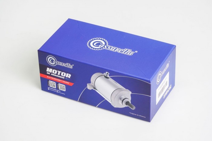 MOTOR DE ARRANQUE CASSARELLA GRIS CB190R/CB160F/XR190  (606)