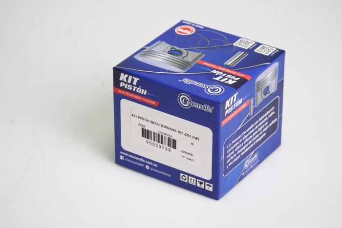 KIT PISTON CASSARELLA XR250 TORNADO 075 (235-JAP)