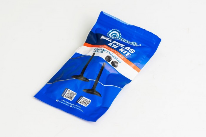 VALVULAS KIT ADMISION Y ESCAPE CON SELLOS CASSARELLA + GS150(372-JAP)