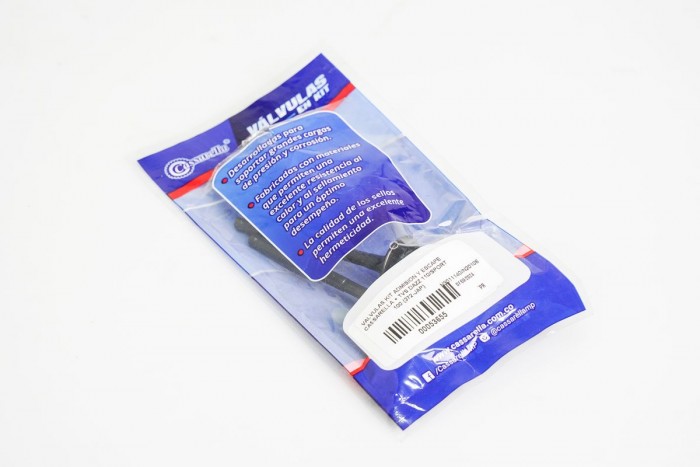 VALVULAS KIT ADMISION Y ESCAPE CON SELLOS CASSARELLA + TVS DAZZ 110/SPORT 100 (372-JAP)