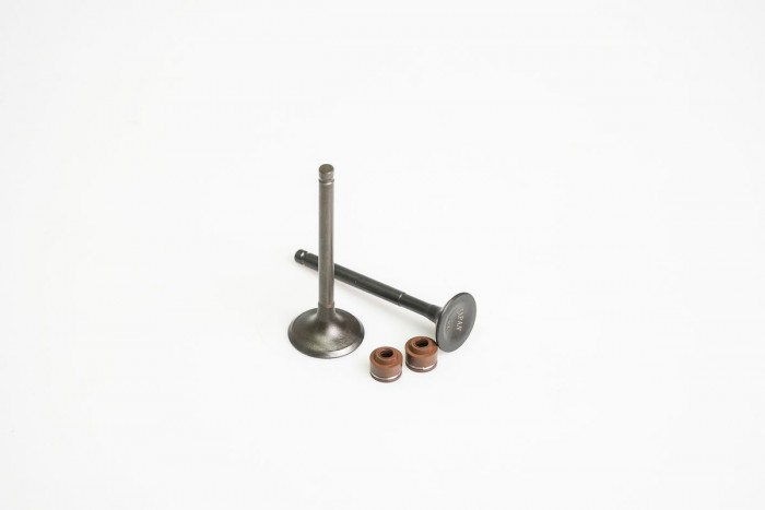 VALVULAS KIT ADMISION Y ESCAPE CON SELLOS CASSARELLA + TVS DAZZ 110/SPORT 100 (372-JAP)