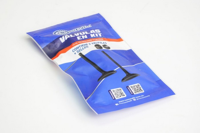 VALVULAS KIT ADMISION Y ESCAPE CON SELLOS CASSARELLA + LIBERO110(372-JAP)