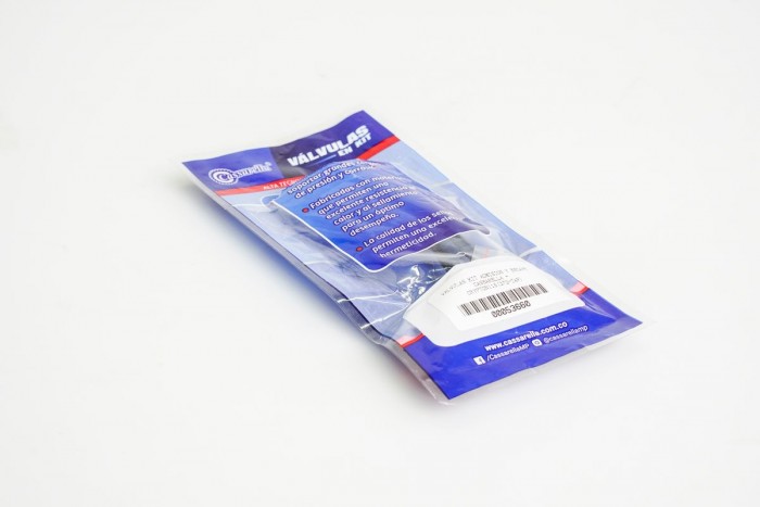 VALVULAS KIT ADMISION Y ESCAPE CON SELLOS CASSARELLA + CRYPTON115(372-JAP)