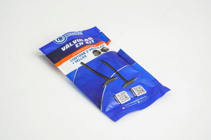 VALVULAS KIT ADMISION Y ESCAPE CON SELLOS CASSARELLA + YW 125 BWS|BWS X 125 |BWS 125 FI (372-JAP)