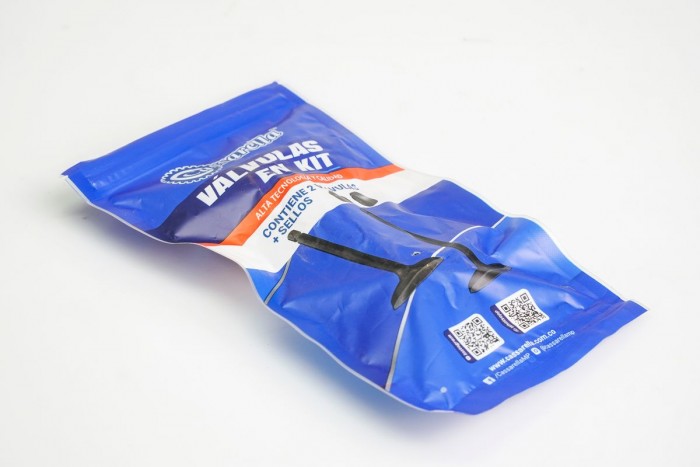 VALVULAS KIT ADMISION Y ESCAPE CON SELLOS CASSARELLA + AK125TT/125SL/NEW SPORT (372-JAP)