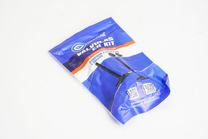 VALVULAS KIT ADMISION Y ESCAPE CON SELLOS CASSARELLA + AKT150TT/EVO150NE (372-JAP)