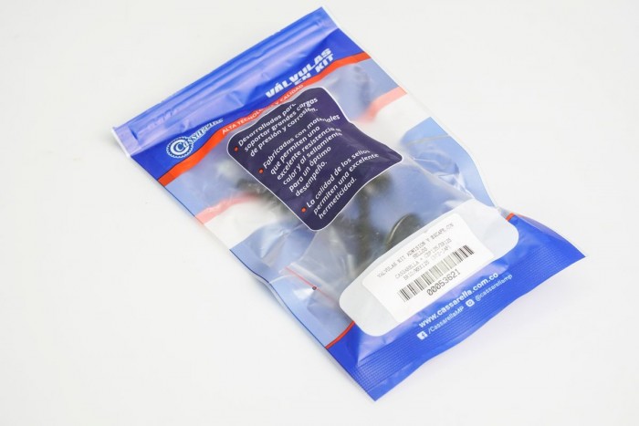 VALVULAS KIT ADMISION Y ESCAPE CON SELLOS CASSARELLA + CBF125/XR125 BRIO/MRX125 (372-JAP)