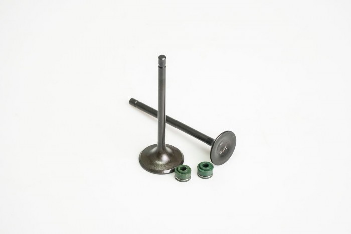 VALVULAS KIT ADMISION Y ESCAPE CON SELLOS CASSARELLA + GL145 (372-JAP)