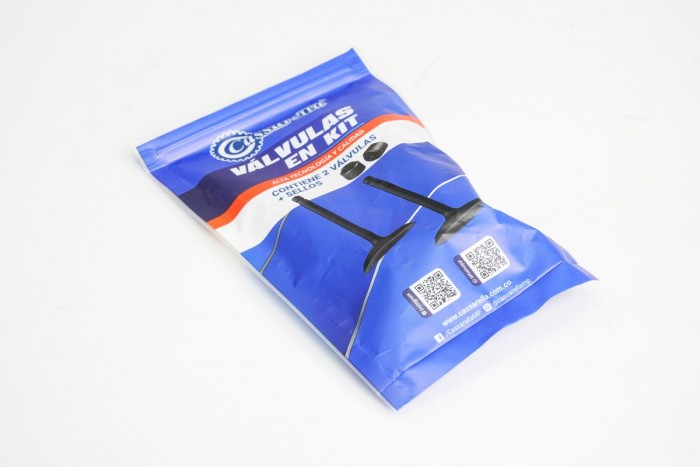 VALVULAS KIT ADMISION Y ESCAPE CON SELLOS CASSARELLA + CB190R/XR190L/XRE190 (372-JAP)
