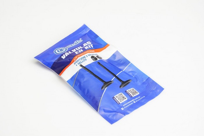 VALVULAS KIT ADMISION Y ESCAPE CON SELLOS CASSARELLA + AGILITY125/LIFE125/FLY125/ROCKET125/SUPER8 (372-JAP)