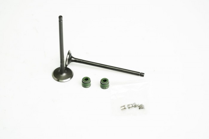 VALVULAS KIT ADMISION Y ESCAPE CON SELLOS CASSARELLA + PULSAR150/160 (372-JAP)