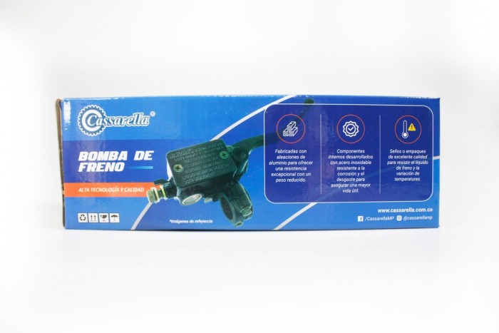 BOMBA FRENO DELANTERA + CASSARELLA TTR125|TTR150|TTR180|TTR200|TT200DS CON MANIGUETA