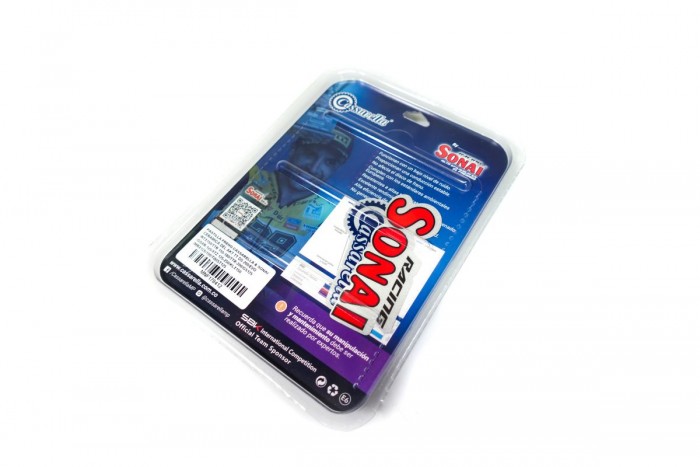 PASTILLA FRENO CASSARELLA & SONAI CERAMICA DEL AKT TT DS 200/EVO/RTX150/TTR 150-180/TTR-200/GS125/GSXR-125/XTZ 125-250/KLX150/MRX125/150/TWIST125