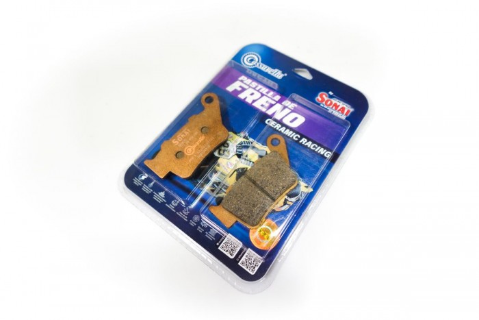 PASTILLA FRENO CASSARELLA & SONAI CERAMICA TRAS GIXXER250/V-STROM 250/PULSARNS200/NS PRO/PULSAR MANIA/XT660R/BWS125 FI/DUKE200/250/390/DOMINAR250/400