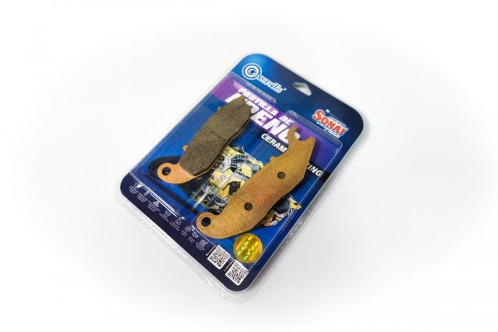 PASTILLA FRENO CASSARELLA & SONAI CERAMICA XTZ250 (17-24)/XTZ150/PCX160 DELANTERA