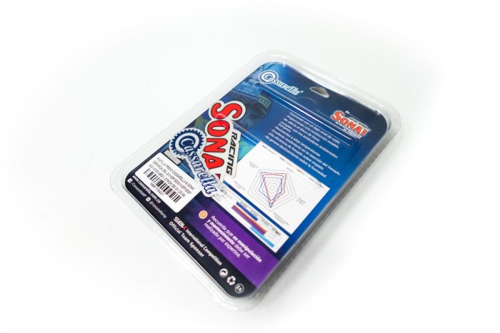 PASTILLA FRENO CASSARELLA & SONAI CERAMICA DEL.GIXXER150-SF-ABS|GIXXER150FI-SF|GIXXER250-SF|GSXS150-ABS|GSXR150-ABS|INTRUDER150|V-STROM160|V-STROM250 SXII