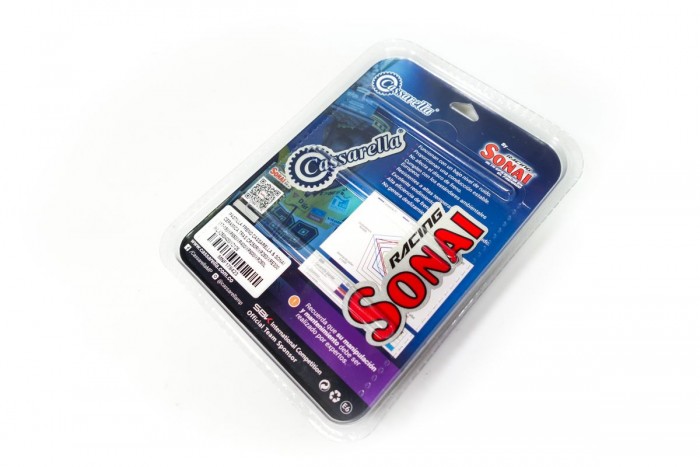 PASTILLA FRENO CASSARELLA & SONAI CERAMICA TRAS CR250R/XR250/XRE300(17-19)/XR650/XR400/XR600/XR250L/KLX250/400/YZ125