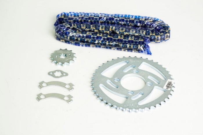 KIT CAJA CADENA - BOXER CT 100 HUECOS (PT42C-PD13C-428-H-122-C) DORADA CASSARELLA