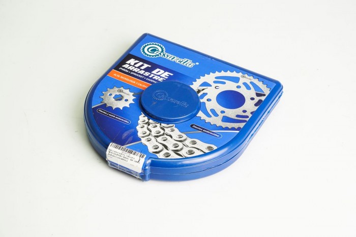 KIT CAJA CADENA - CR4 125 4 HUECOS (PT40 C-PD14 C- 428 --120-C) DORADA CASSARELLA