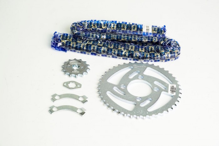 KIT CAJA CADENA - DISCOVER 110 4 HUECOS (PT42-PD14C-428-H-124-C) DORADA CASSARELLA