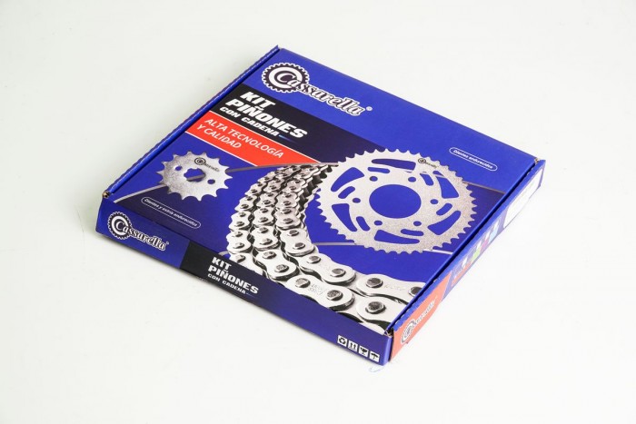 KIT CAJA CADENA - DT 200 6 HUECOS (PT41C-PD13C-520-H-104-C) DORADA CASSARELLA