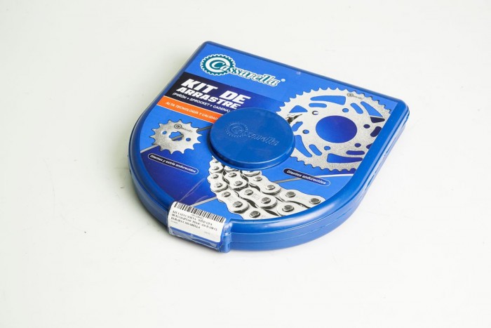 KIT CAJA CADENA - WIND 125 6 HUECOS (PT44C-PD14C-428-H-120-C) DORADA CASSARELLA