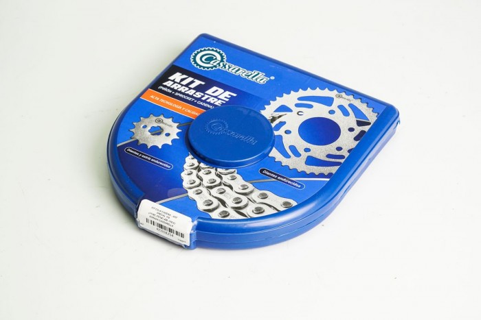 KIT CAJA CADENA - AKT SPECIAL 110 (PT36C-PD14C-428--110-C) DORADA CASSARELLA