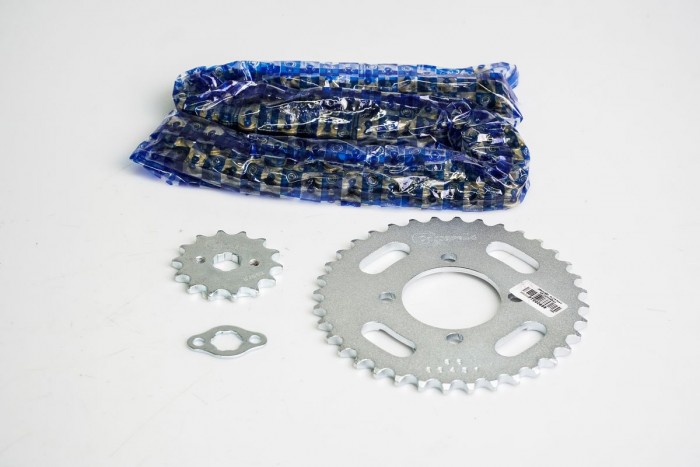 KIT CAJA CADENA - C70 4 HUECOS (PT36C-PD14C-420--110-C) DORADA CASSARELLA