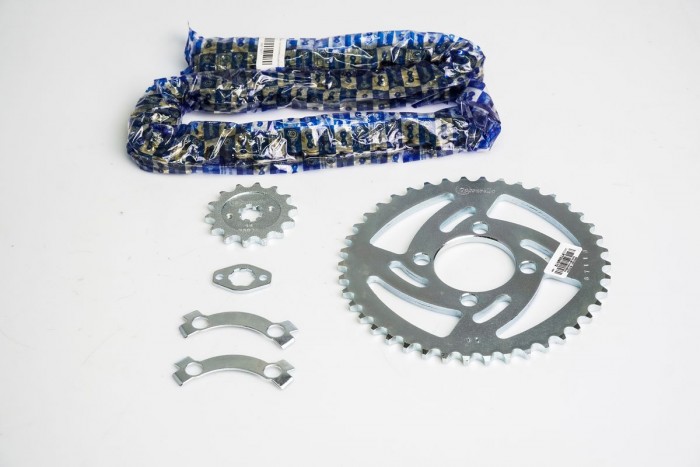 KIT CAJA CADENA - DISCOVER MFX 100 4 HUECOS (PT42C-PD14C-420--124-C) DORADA CASSARELLA